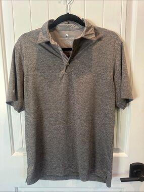 Men's Gray Performance Polo